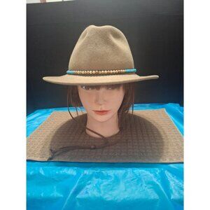 Sunday Afternoons Wool Fedora Hat S/M With Beaded Band
